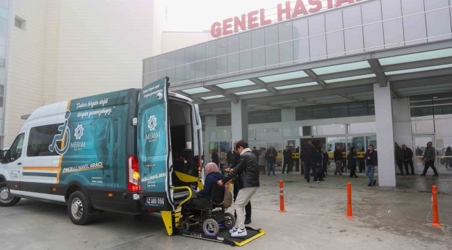 'ENGELLİ NAKİL ARACI' YÜZLERİ GÜLDÜRÜYOR!