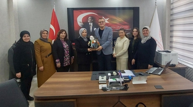 HANIMELİ KOOPERATİFİ'NDEN MÜDÜR KAHRAMAN'A ZİYARET 