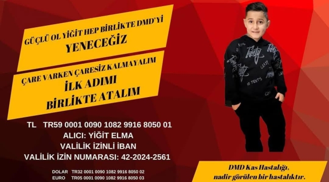 ILGIN STKLARI DMD HASTASI YİĞİT İÇİN TEK YÜREK OLDU
