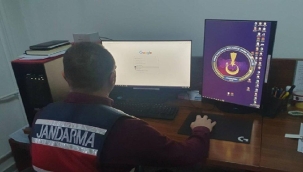 Jandarmanın sanal devriye çalışmalarıyla bir ayda 2 Bin 424 internet sitesine erişim engellendi 