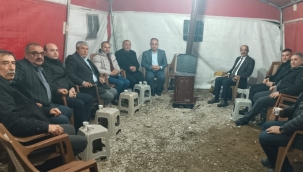 KARAARSLAN'DAN BAŞKAN ÇİL'E TAZİYE ZİYARETİ 