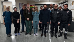 KAYMAKAM ÇINARKA HASTANE PERSONELİ İLE BİRARAYA GELDİ 