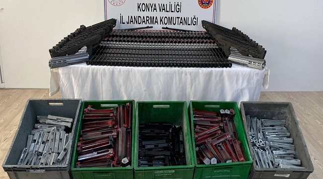 Konya'da Jandarma'dan silah kaçakçılığı operasyonu
