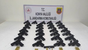Konya'da jandarmadan silah kaçakçılığı operasyonu 
