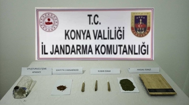 Konya Jandarma'dan 2 ilçede zehir tacirlerine darbe!