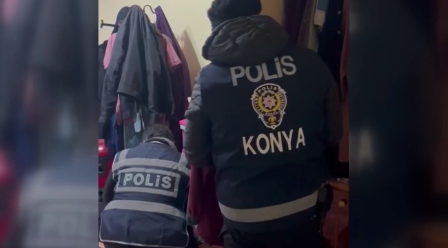 Konya polisinden 12 adrese eş zamanlı fuhuş operasyonu: 9 tutuklama