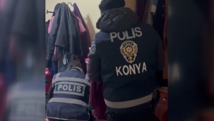 Konya polisinden 12 adrese eş zamanlı fuhuş operasyonu: 9 tutuklama 