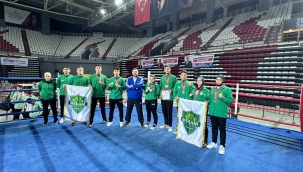 MERAMLI KICK BOKSÇULARDAN TÜRKİYE ŞAMPİYONASI'NDA 7 MADALYA 