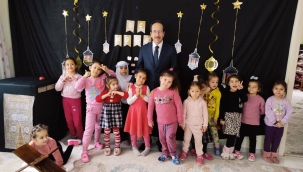 MÜFTÜ MÜJDECİ'DEN 4-6 YAŞ KUR'AN KURSLARINA ZİYARET 