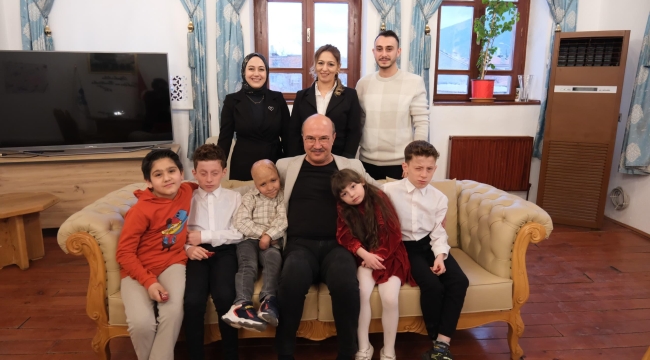 Umutevim Bakım Merkezinden Başkan Köksal'a Anlamlı Ziyaret