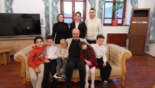 Umutevim Bakım Merkezinden Başkan Köksal'a Anlamlı Ziyaret 