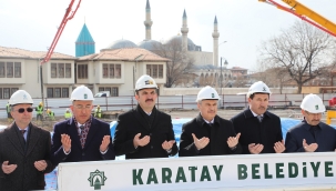 100 BİN METREKARELİK ALANDA TÜRKİYE'NİN EN BÜYÜK DÖNÜŞÜM PROJESİ'NİN İLK ETABININ TEMEL ATILDI 