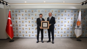 BAŞKAN ALTAY'DAN ÖZGÖKÇEN'E HAYIRLI OLSUN ZİYARETİ 