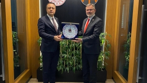 BAŞKAN SAĞLAM'DAN KARAYOLLARI 3.BÖLGE MÜDÜRÜ KÖROĞLU'NA ZYARET