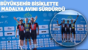BÜYÜKŞEHİR BİSİKLETTE MADALYA AVINI SÜRDÜRDÜ 