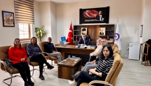 Eğitim-İş Akşehir Temsilciliğinden Müdür Topaloğlu'na Ziyaret 