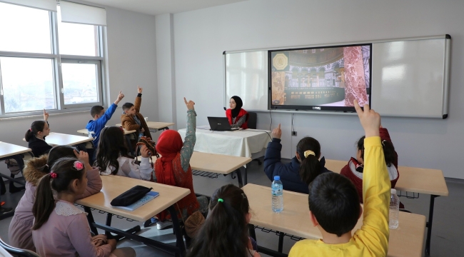 "KADİM KUDÜS OKULU" ÖĞRENCİLERDEN BÜYÜK İLGİ GÖRDÜ