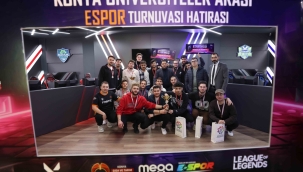 KONYA'DA İLK KEZ MERAM'DA GERÇEKLEŞTİRİLEN E-SPOR TURNUVASINDA RENKLİ FİNAL! 