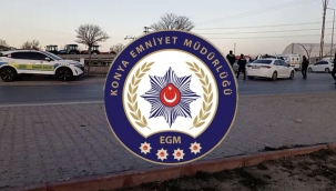 Konya'da polis ekiplerinin geçirdiği kazaya ilişkin İl Emniyet Müdürlüğü'nden açıklama 
