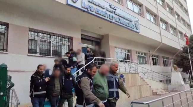 Konya'da suç örgütüne operasyon; 5 kişi tutuklandı