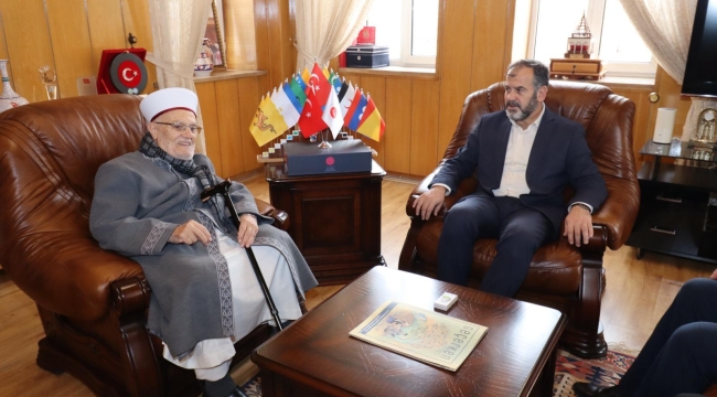 Kudüs Müftüsü Şeyh İkrime Sabri'den Konya İl Müftülüğüne Ziyaret 