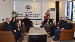 VERGİ DAİRESİ'NDEN AKŞEHİR TİCARET ODASINA ZİYARET