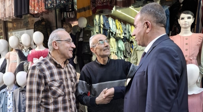 BAŞKAN KARAARSLAN'DAN BEDESTEN ZİYARETİ 