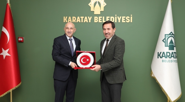 BAŞKAN KILCA, KONYA İL EMNİYET MÜDÜRÜ MAKSUT YÜKSEK'İ AĞIRLADI