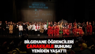 BİLGEHANE ÖĞRENCİLERİ ÇANAKKALE RUHUNU YENİDEN YAŞATTI 