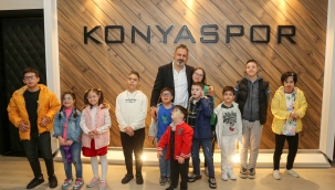 DOSD MERAM'IN ÖZEL ÇOCUKLARI KONYASPOR'A ŞANS GETİRDİ 