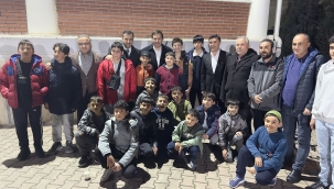 KILCA VE ÖZGÖKÇEN ŞEHİT AİLESİNİ ZİYARET ETTİ 