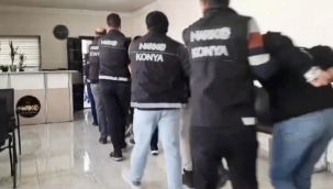 Konya'da narkotik ekiplerinden zehir tacirlerine darbe: 60 şüpheli tutuklandı 