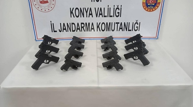 Konya Jandarma'dan 'silah kaçakçılarına' operasyon: 1 tutuklama