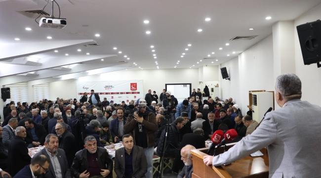 SAADET PARTİSİ İFTARDA BİR ARAYA GELDİ.