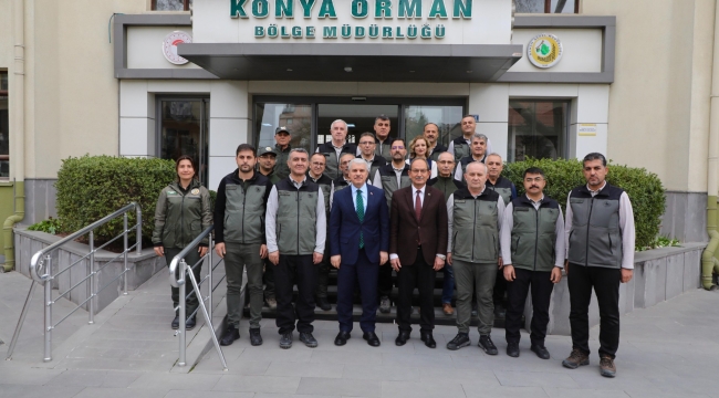 Vali Akın, Konya Orman Bölge Müdürlüğünü Ziyaret Etti