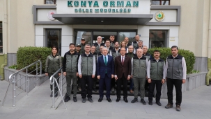 Vali Akın, Konya Orman Bölge Müdürlüğünü Ziyaret Etti 