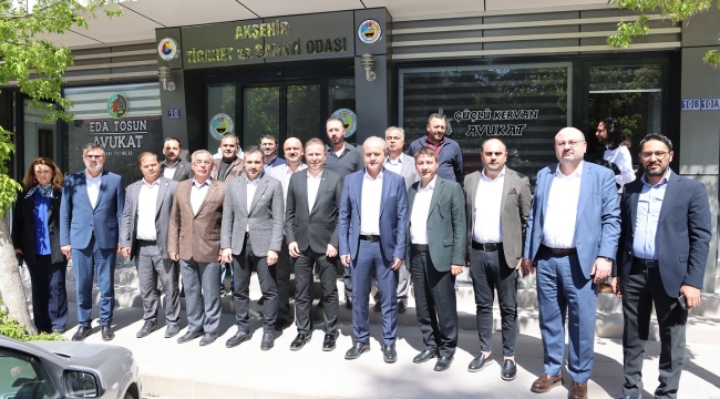 AK Parti İl Başkanı Özgökçen'den Ticaret Odası'na Ziyaret 