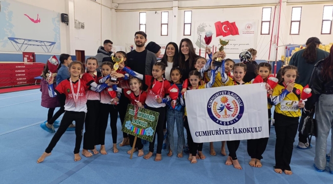 AKŞEHİR'E CİMNASTİKTE 3 KUPA!