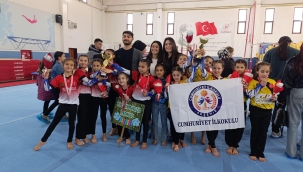 AKŞEHİR'E CİMNASTİKTE 3 KUPA!