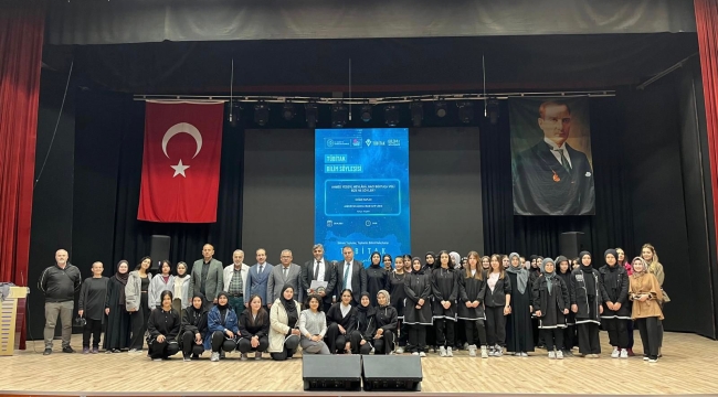 AKŞEHİR KIZ İMAM HATİP LİSESİNDE TÜBİTAK BİLİM SÖYLEŞİSİ 