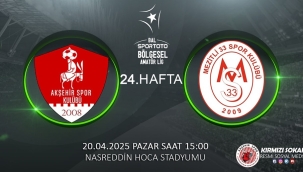 AKŞEHİR SPOR  KENDİ EVİNDE MEZİTLİ 33 SPOR'U 2-1 YENDİ 