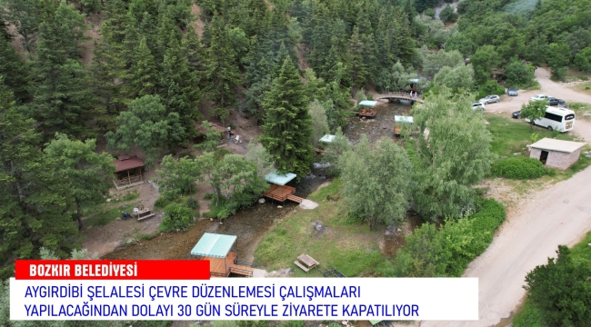 Aygırdibi Şelalesi Çevre Düzenlemesi Nedeniyle Ziyarete Kapatılıyor 