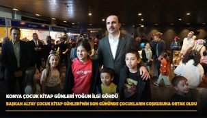 BAŞKAN ALTAY ÇOCUK KİTAP GÜNLERİ'NİN SON GÜNÜNDE ÇOCUKLARIN COŞKUSUNA ORTAK OLDU 