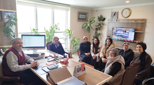 BAŞKAN ÇAVDAR'DAN KAHRAMAN'A ZİYARET 