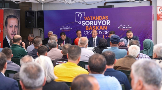 BAŞKAN KAVUŞ; "MERAM'DA HER MAHALLEMİZ HİZMETTEN ÖNEMLİ PAY ALDI" 