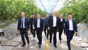 BAŞKAN ÖZGÖKÇEN VE ERKOYUNCU ÇUMRA ŞEKER FABRİKASI'NDA 