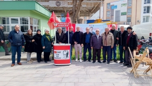 CHP ILGIN'DA İMZA KAMPANYASINA YOĞUN İLGİ 