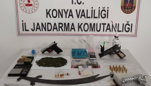 Çumra'da Jandarma'dan uyuşturucu operasyonu: 5 gözaltı 