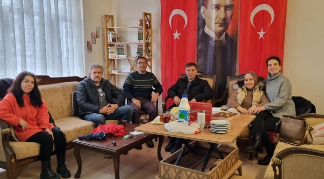 EĞİTİM-İŞ AKŞEHİR TEMSİLCİLİĞİ AKŞEHİR İLKOKULUNDAKİ ÜYELERİ İLE BİR ARAYA GELDİ 