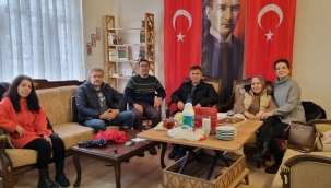 EĞİTİM-İŞ AKŞEHİR TEMSİLCİLİĞİ AKŞEHİR İLKOKULUNDAKİ ÜYELERİ İLE BİR ARAYA GELDİ 